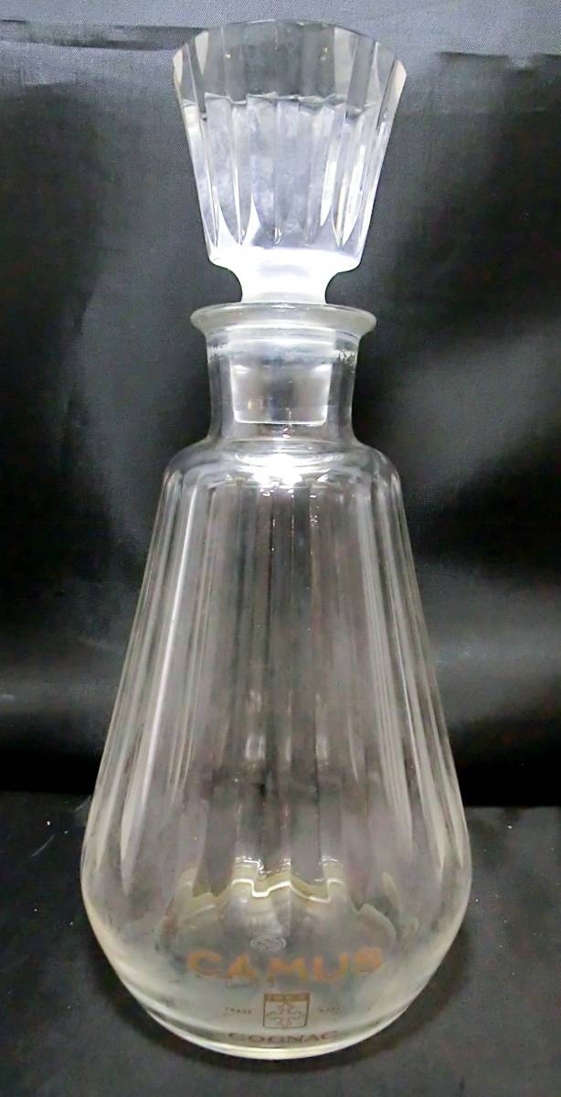 1円スタート 空ボトル COGNAC CAMUS Baccarat バカラ カミュ