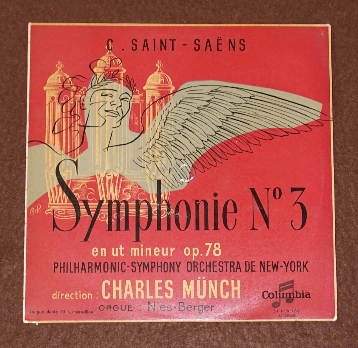 正規品，お得 仏Columbia 33FCX 166 サン＝サーンス交響曲第3番 シャルル ミュンシュ(交響曲)｜売買されたオークション情報、yahooの商品情報をアーカイブ公開 - オークファン 交響曲