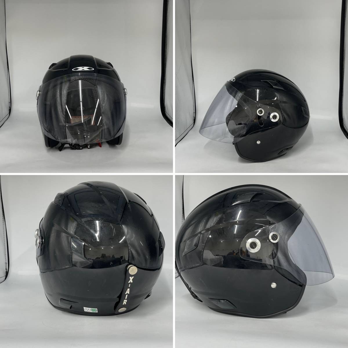 【A1417257】ヘルメット　SHOEI　X-AIR LM05　3点　おまとめ SHOEI ヘルメット Z-8 ブラック／レッド SENA COLLECTION