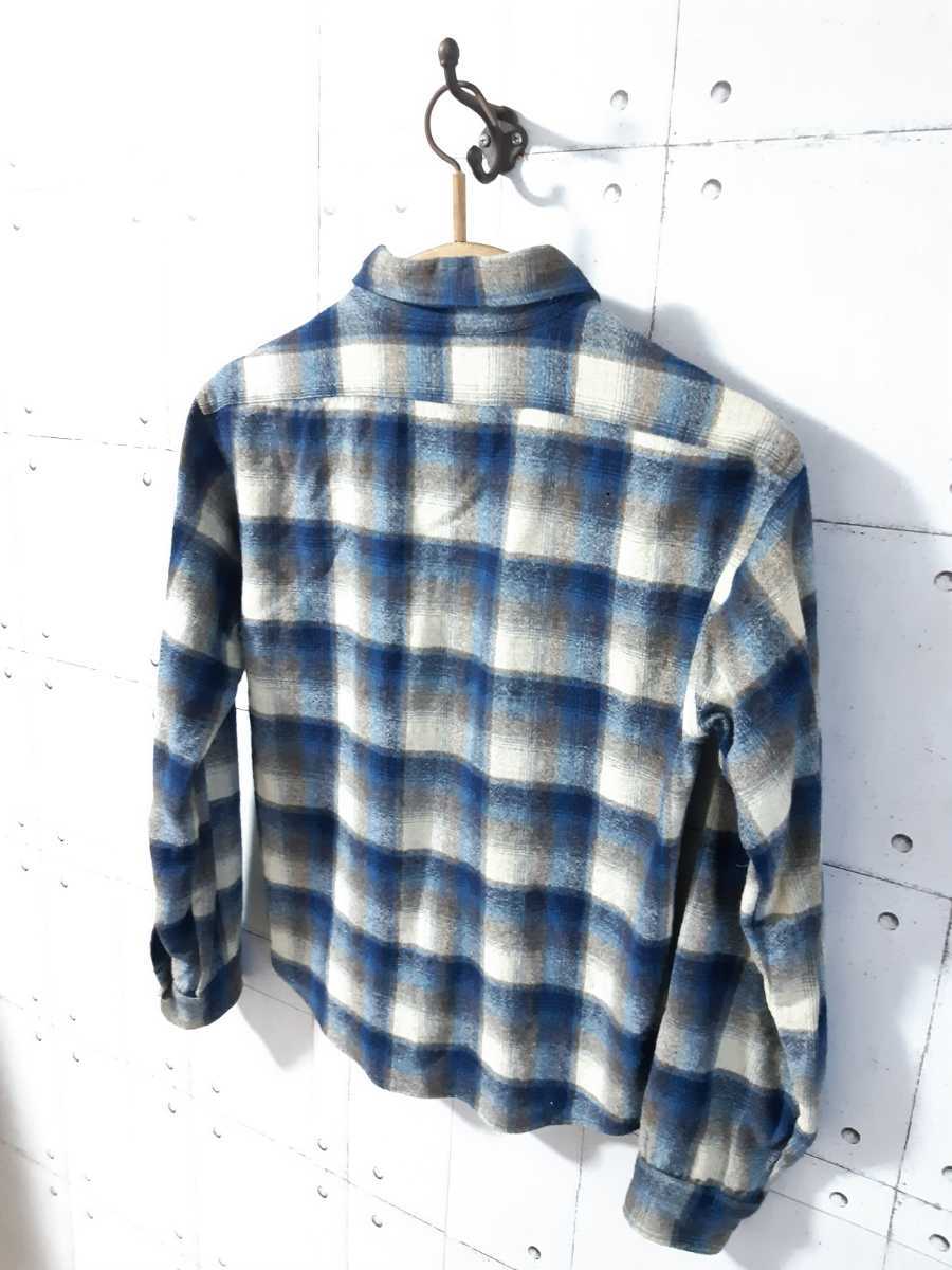 SALE！売り切り！～80s PENDLETON オンブレ 好配色 ネルシャツ 
