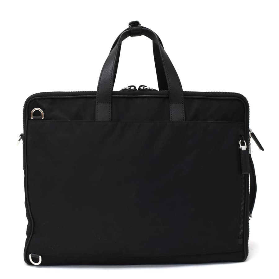 プラダ PRADA ビジネスバッグ ブリーフケース ブラック 三角ロゴ 2way PRADA（プラダ） 三角ロゴプレート ビジネスバッグ ブリーフケース
