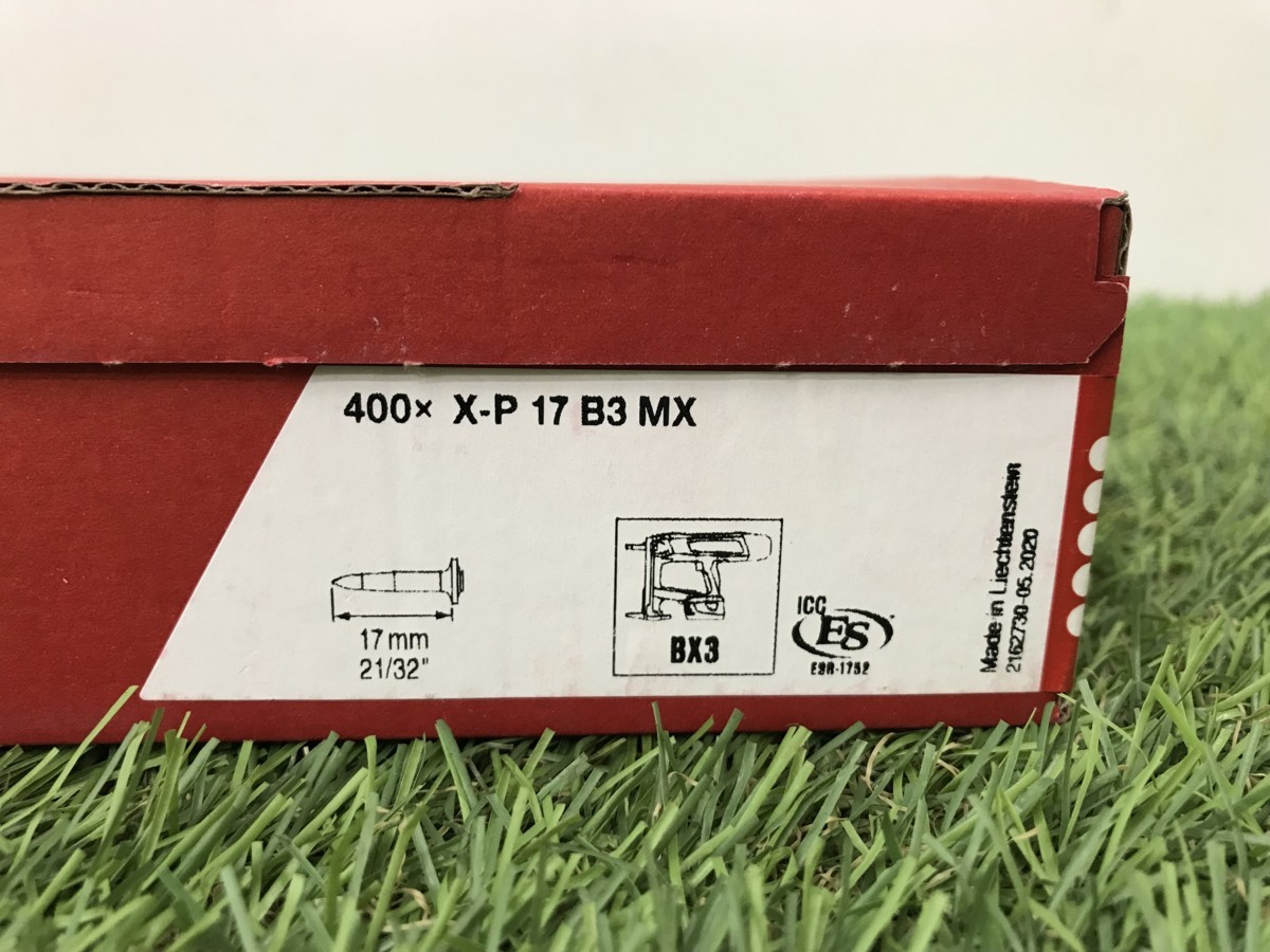 【未使用品】HILTI ヒルティ BX 3用ピン (連発) X-P 17 B3 MX (400本) コンクリート(ハード)17mm 3558702　ITD89ZB6B5PE