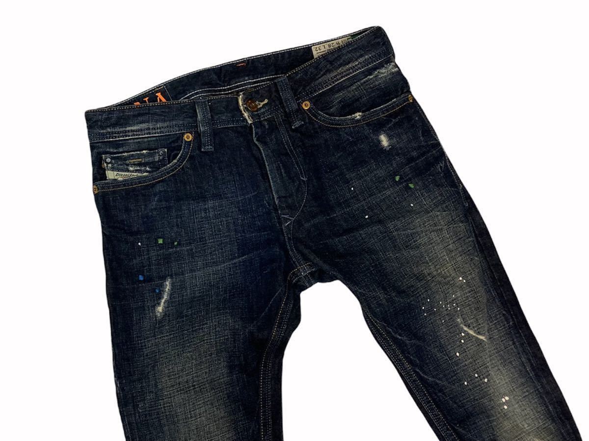 美品！定価3.8万円 イタリア製 DIESEL ディーゼル WASH 0074K