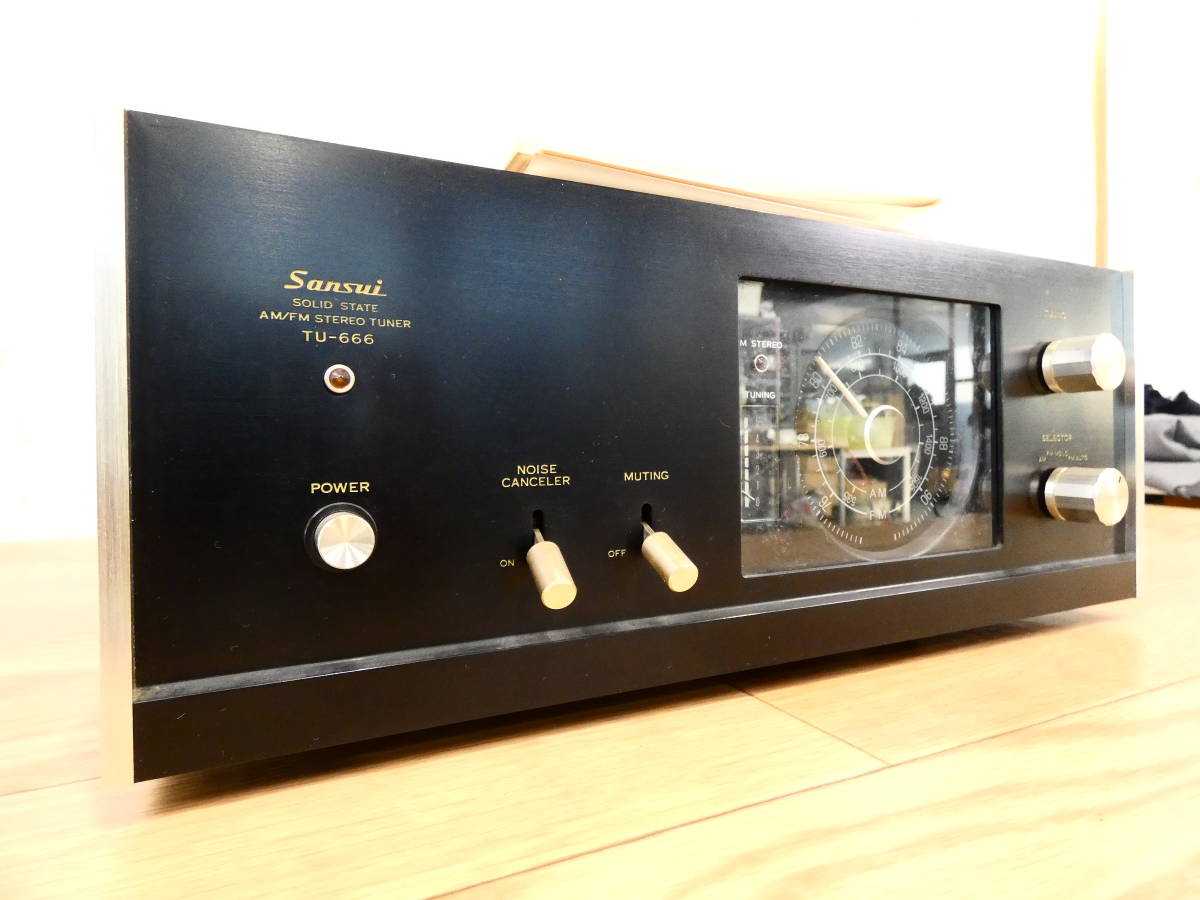 TU-666 Sansui サンスイ AM FM ステレオチューナー - SANSUI AM⁄FM