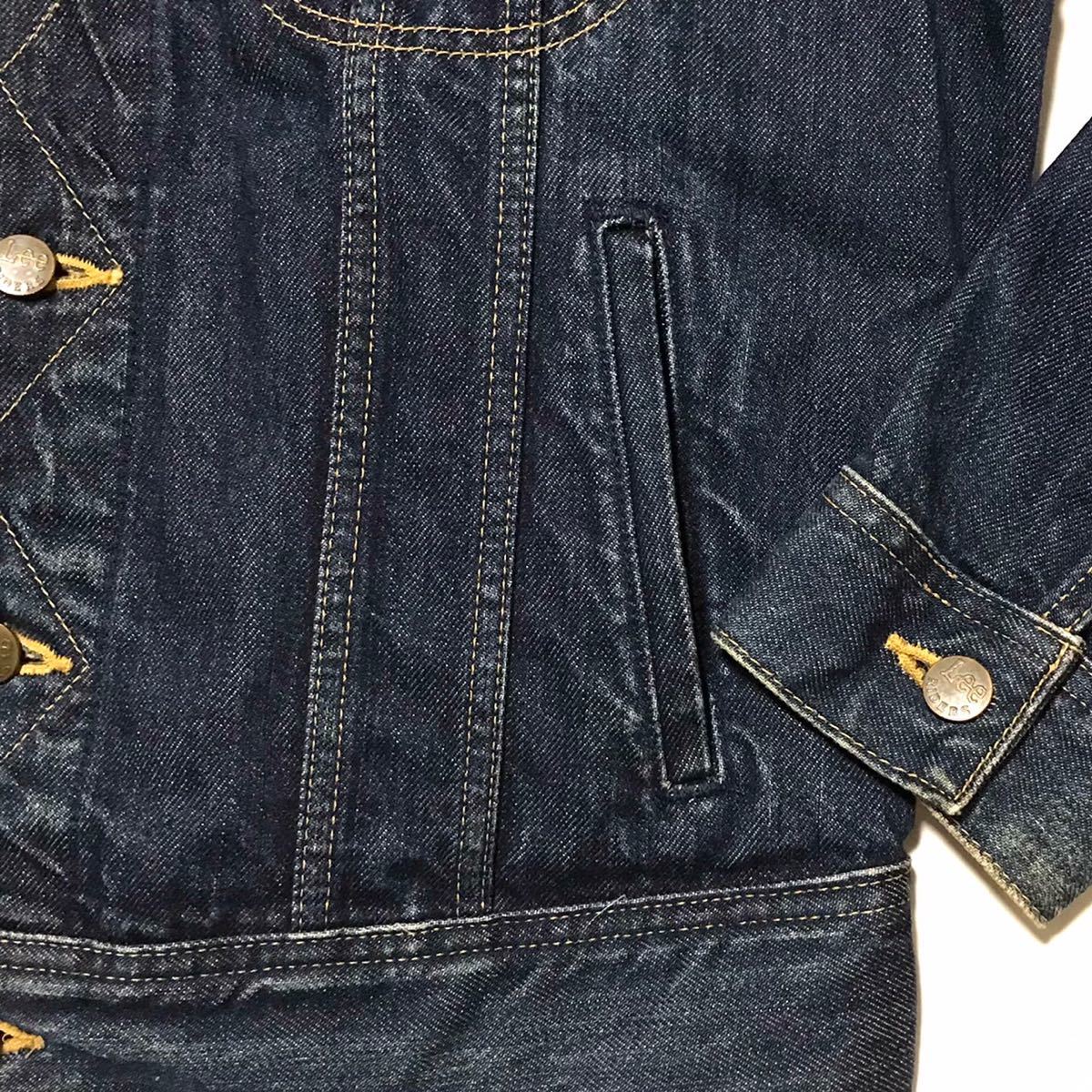 90年代 ビンテージ 復刻 日本製 濃紺 Lee リー 101j L Gジャン 0424 40 メンズ L ライダース Riders デニムジャケット ジージャン Brandsynariourdu Com