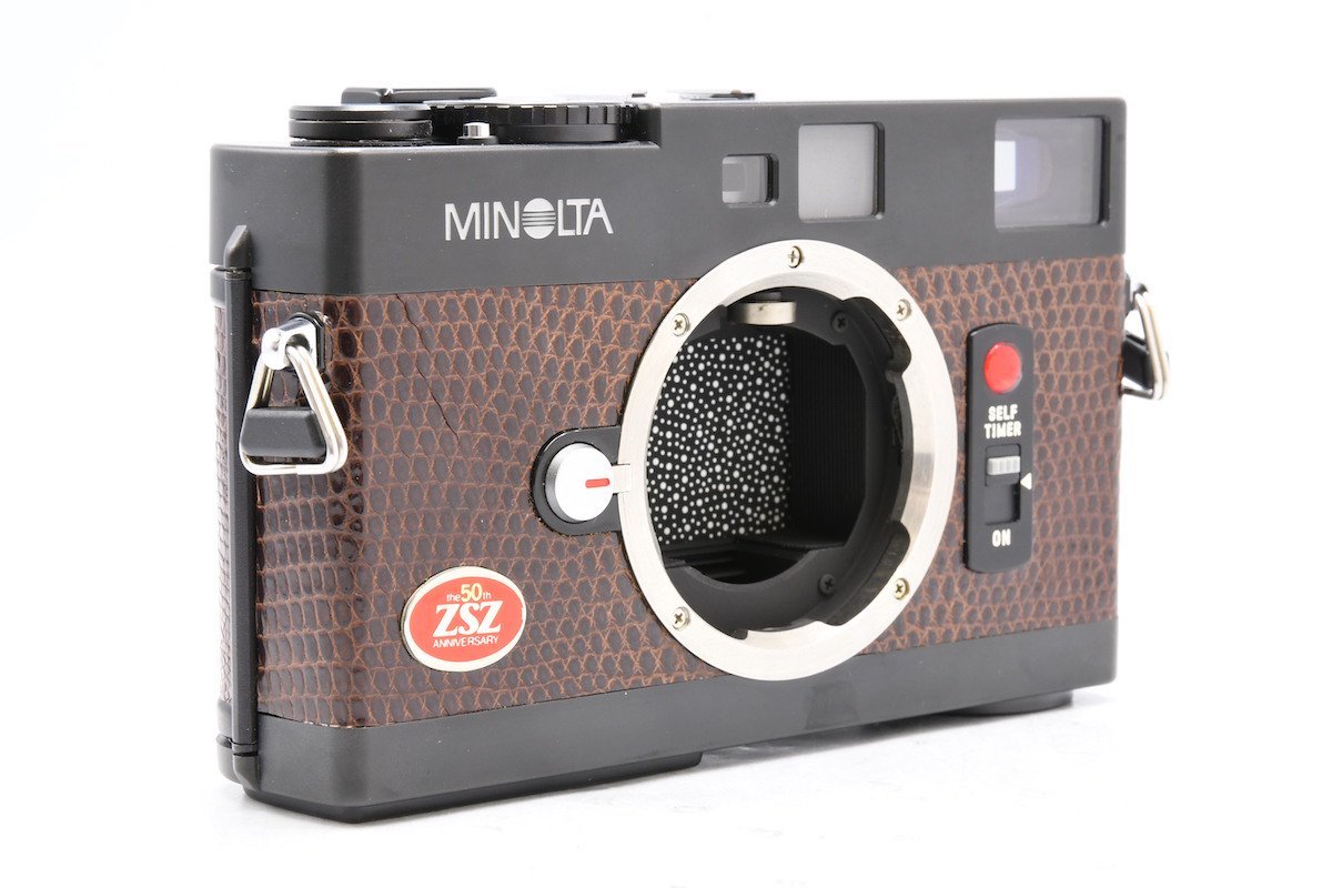 Minolta レンジファインダーカメラ 50mm ケース付き ◇ MINOLTA ミノルタ CLE ZSZ 50th ANNIVERSARY ボディ フィルムカメラ