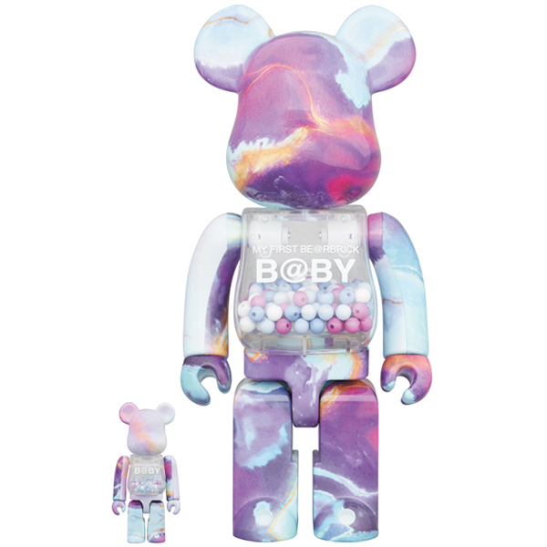 MY FIRST BE@RBRICK B@BY MARBLE Ver. 100% & 400% BEARBRICK ベアブリック メディコムトイ