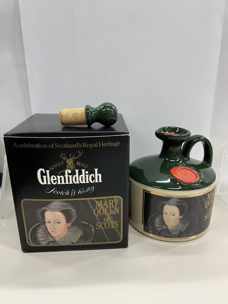 未開栓】Glenfiddich グレンフィディック マリークィーン 陶器ボトル