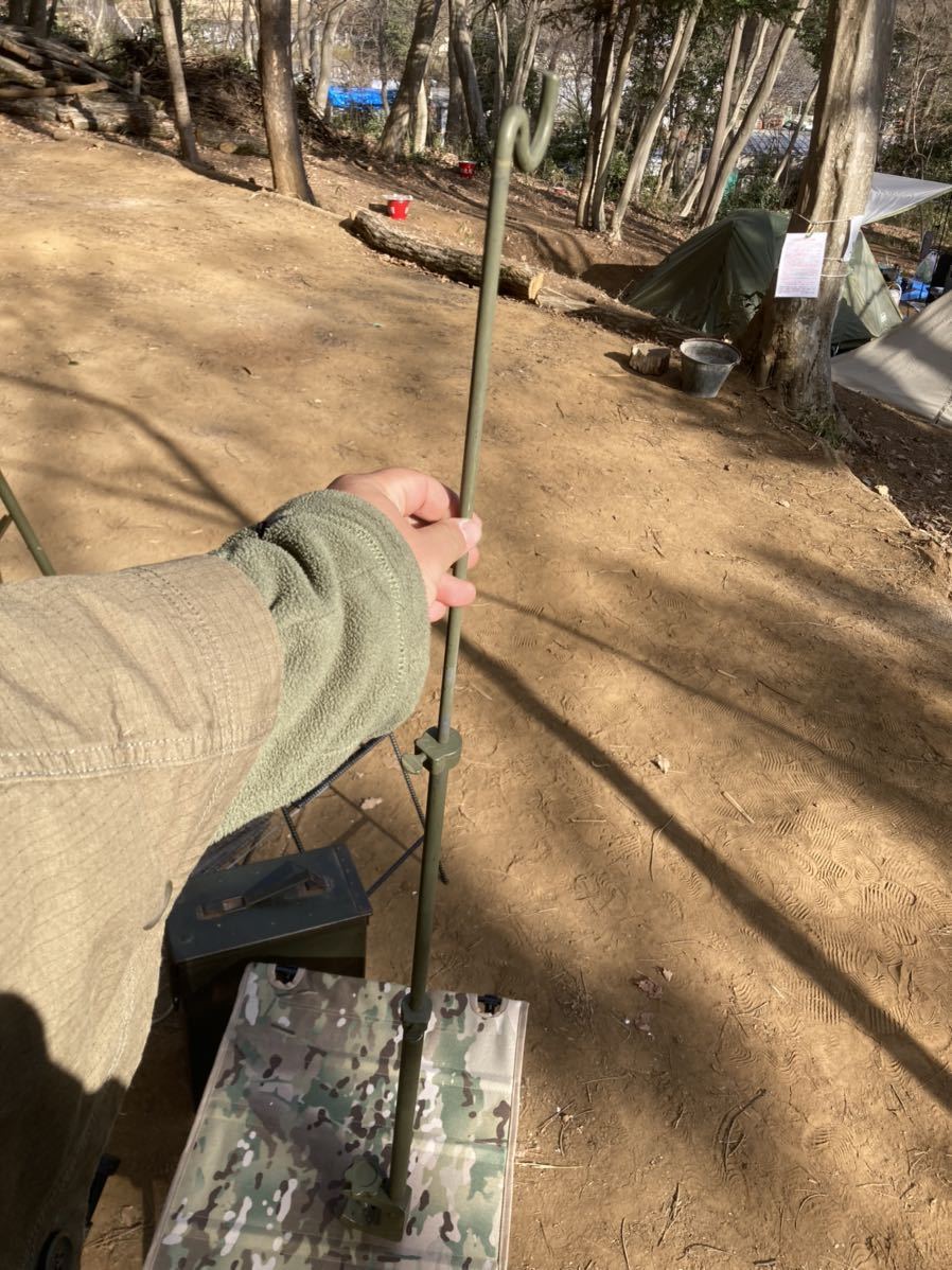 ランタンスタンド　米軍放出品　ミリタリー キャンプ　アウトドア_5