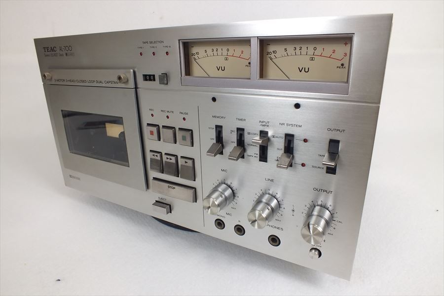 ◆ TEAC ティアック AL-700 エルカセットデッキ テープデッキ 現状品 中古 220109B2093 ティアック TEAC AL-700 ＡＬ-７００ 公式通販 エルカセットデッキ◇委託品TB