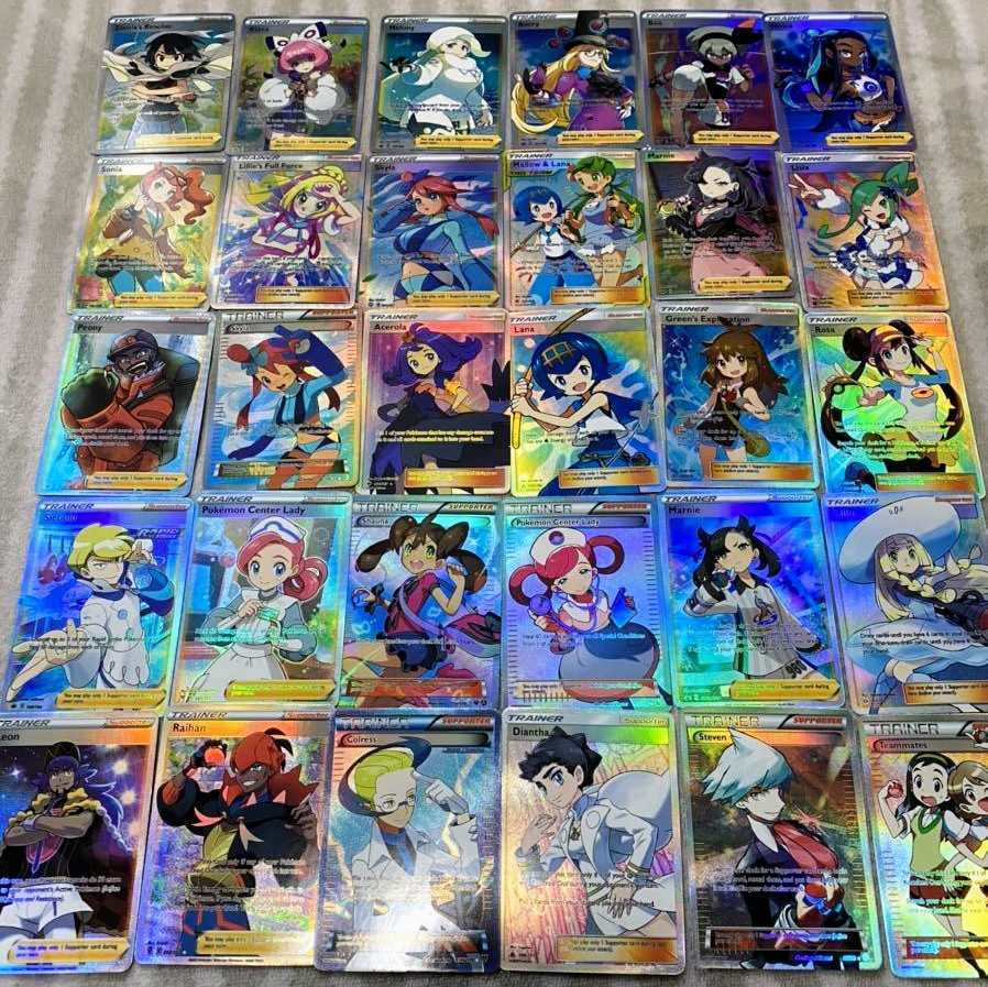 50枚 リーリエ リーリエの全力 アセロラ マリィ メイ ルチア ブルーの 