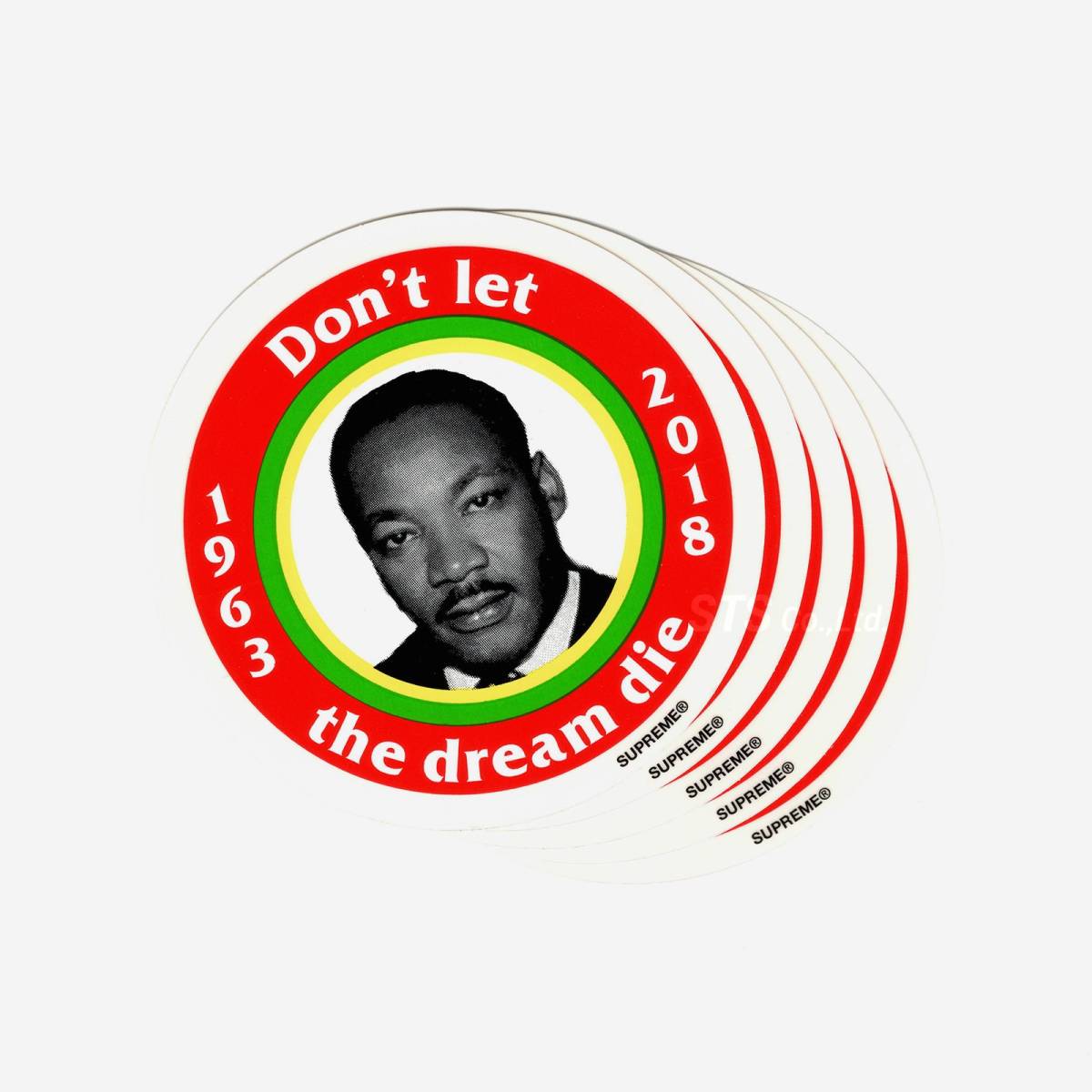 Supreme - Male Sticker Set(Shane MacGowan、Neil Young、Marvin Gaye