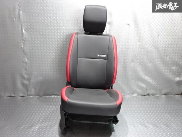【限定SALE，安い】 スズキ純正 JB23W ジムニー 9型 クロスアドベンチャー サロモン シート 右 右側 運転席側 レッド&times;ブラック レザー調 レール付 棚2I1(スズキ用)｜売買されたオークション情報、yahooの商品情 スズキ用