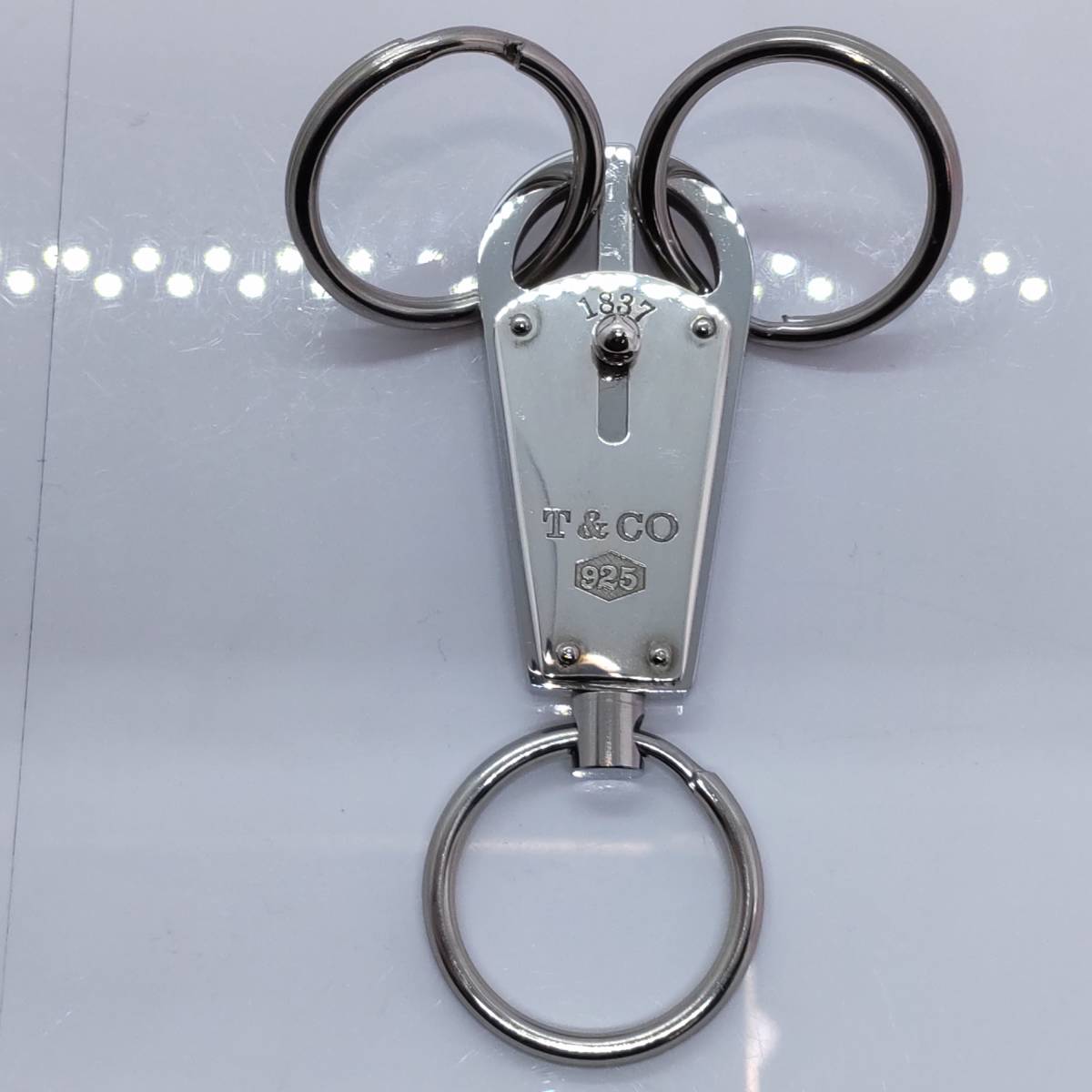 №222018♪TIFFANY♪ティファニー♪キーリング♪1837♪バレット 