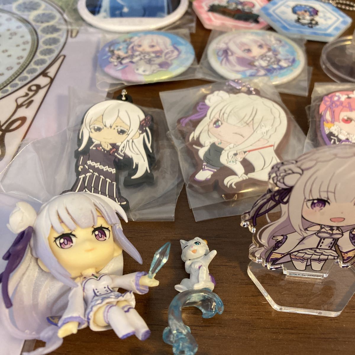 Reゼロから始める異世界生活 リゼロ 缶バッジ ラバーストラップ