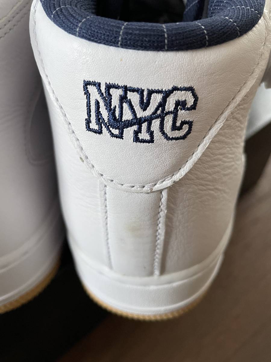 人気 完売品 格安 未使用 NIKE AIRFORCE1 エアフォース1 mid NYC 30cm