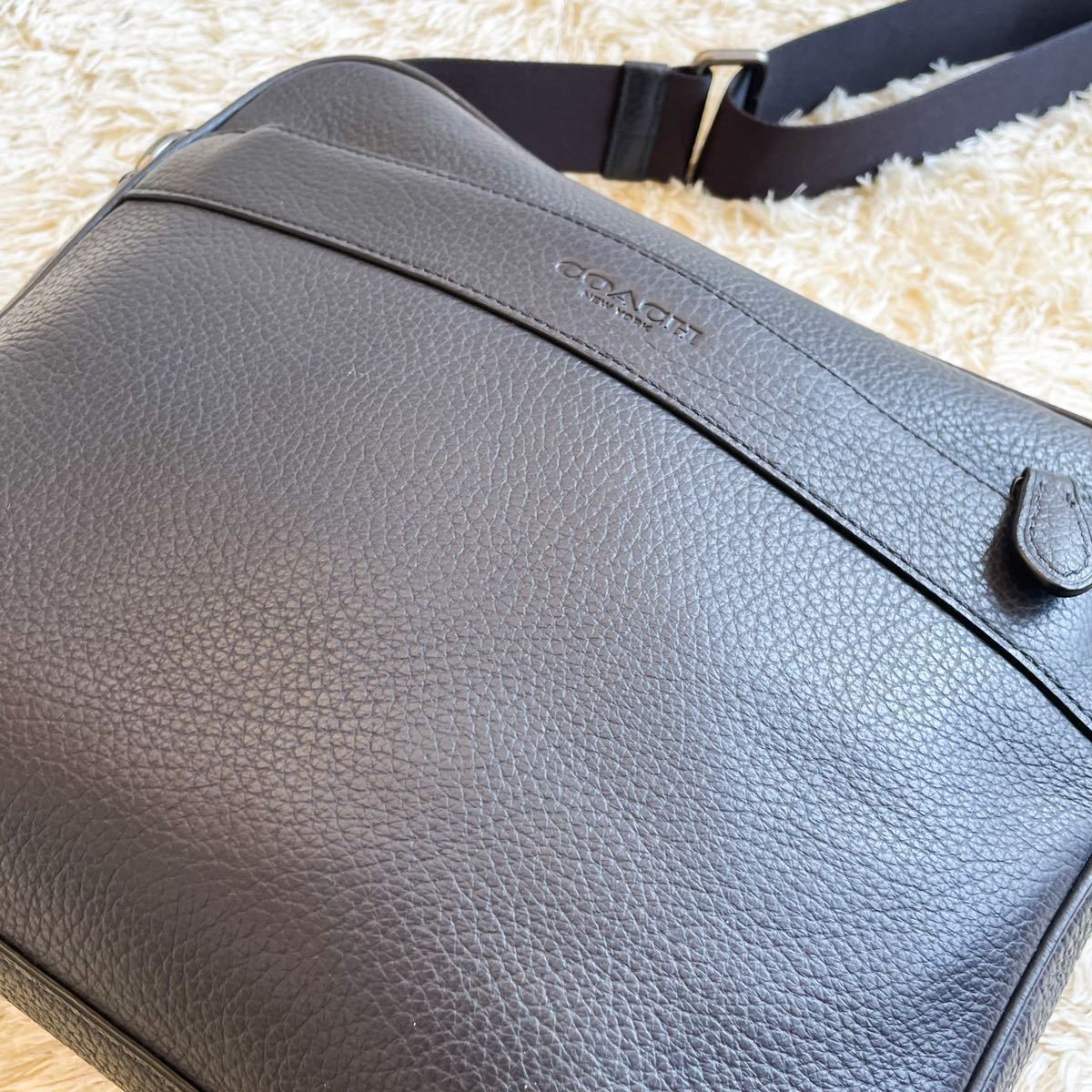 1円～ 【ほぼ未使用】極美品 COACH コーチ ショルダーバッグ 