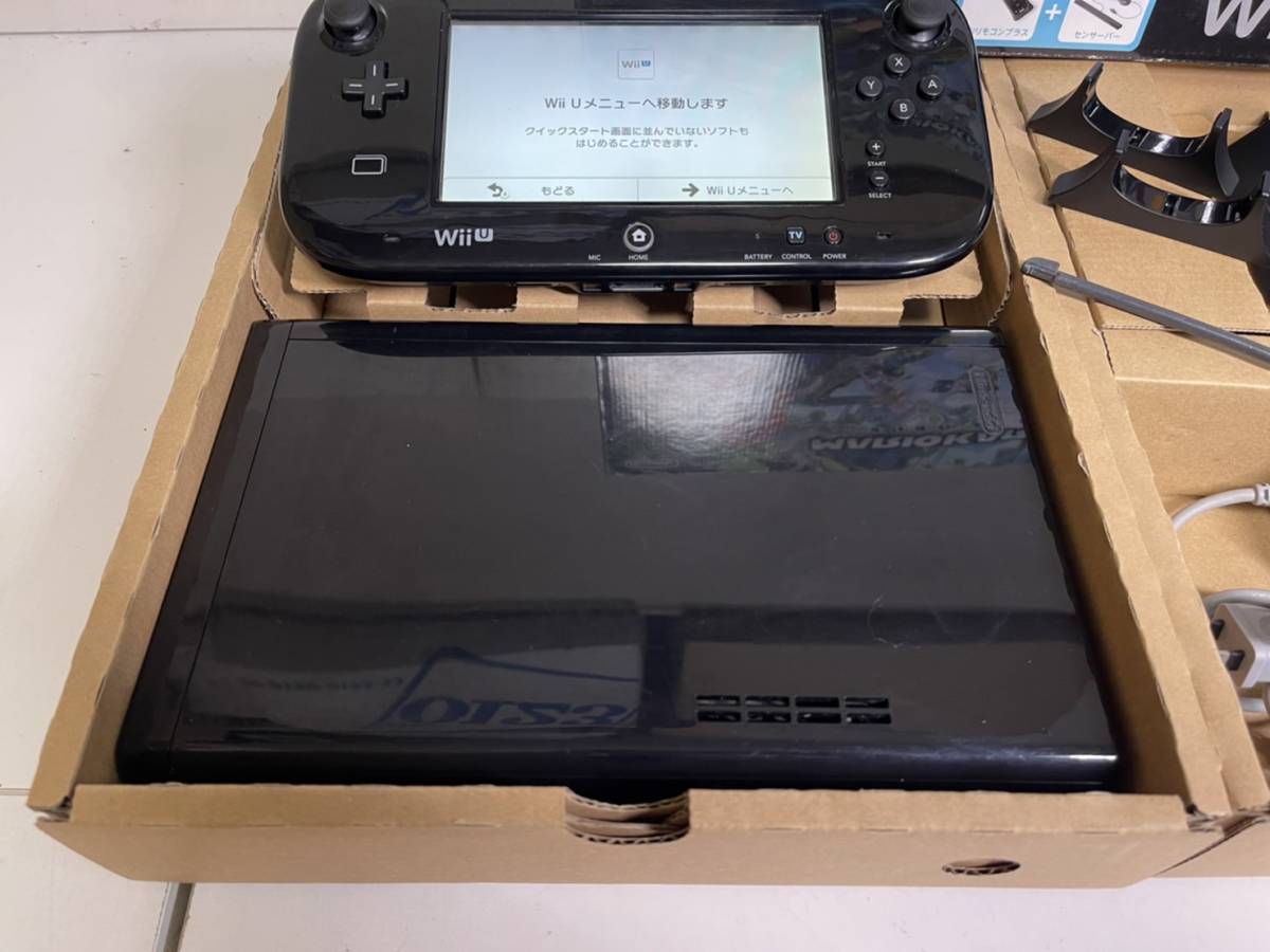 数量限定 ブラックカラー】☆すぐに遊べる☆任天堂 Wiiu 本体【マリオ