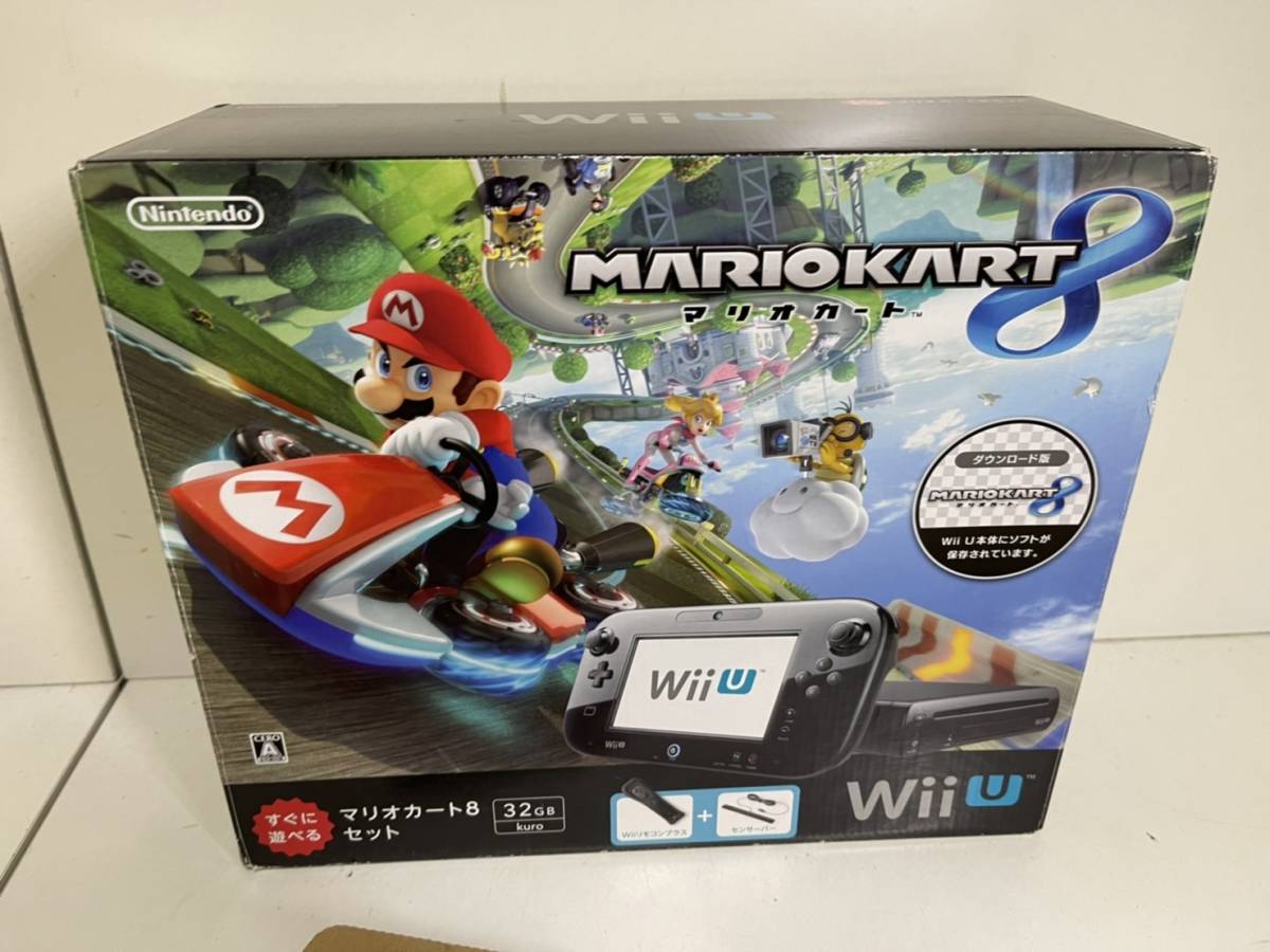 数量限定 ブラックカラー】☆すぐに遊べる☆任天堂 Wiiu 本体【マリオ