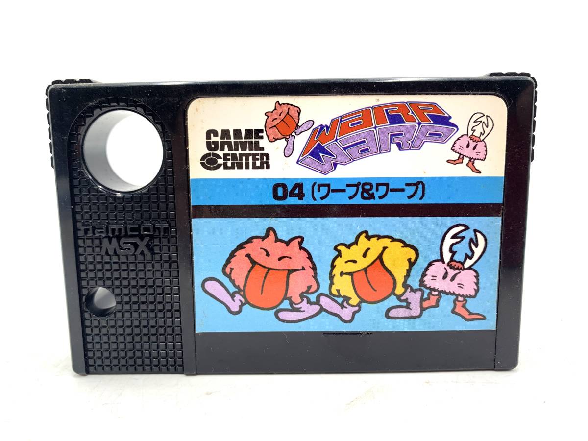 1円～】【美品】【動作品】 NAMCOT/ナムコット 04 ワープ＆ワープ MSX