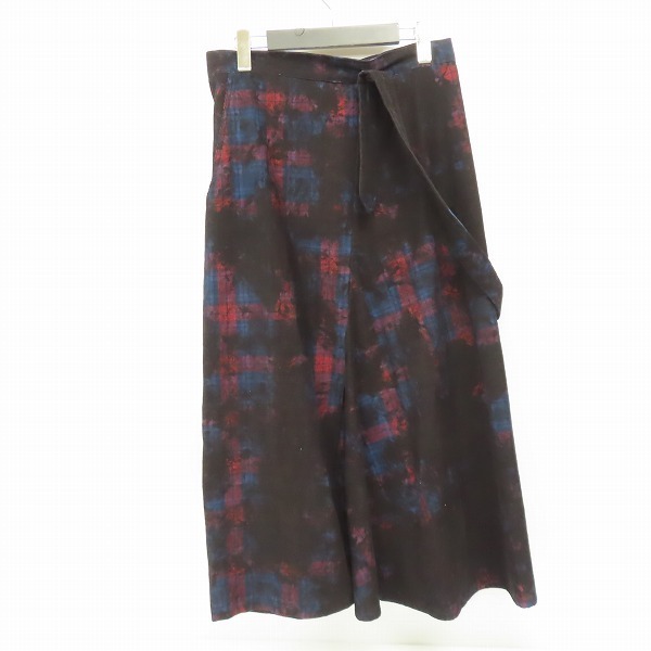 REGULATION Yohji Yamamoto/ヨウジヤマモト 21AW CORDUROY CHECK BLACK