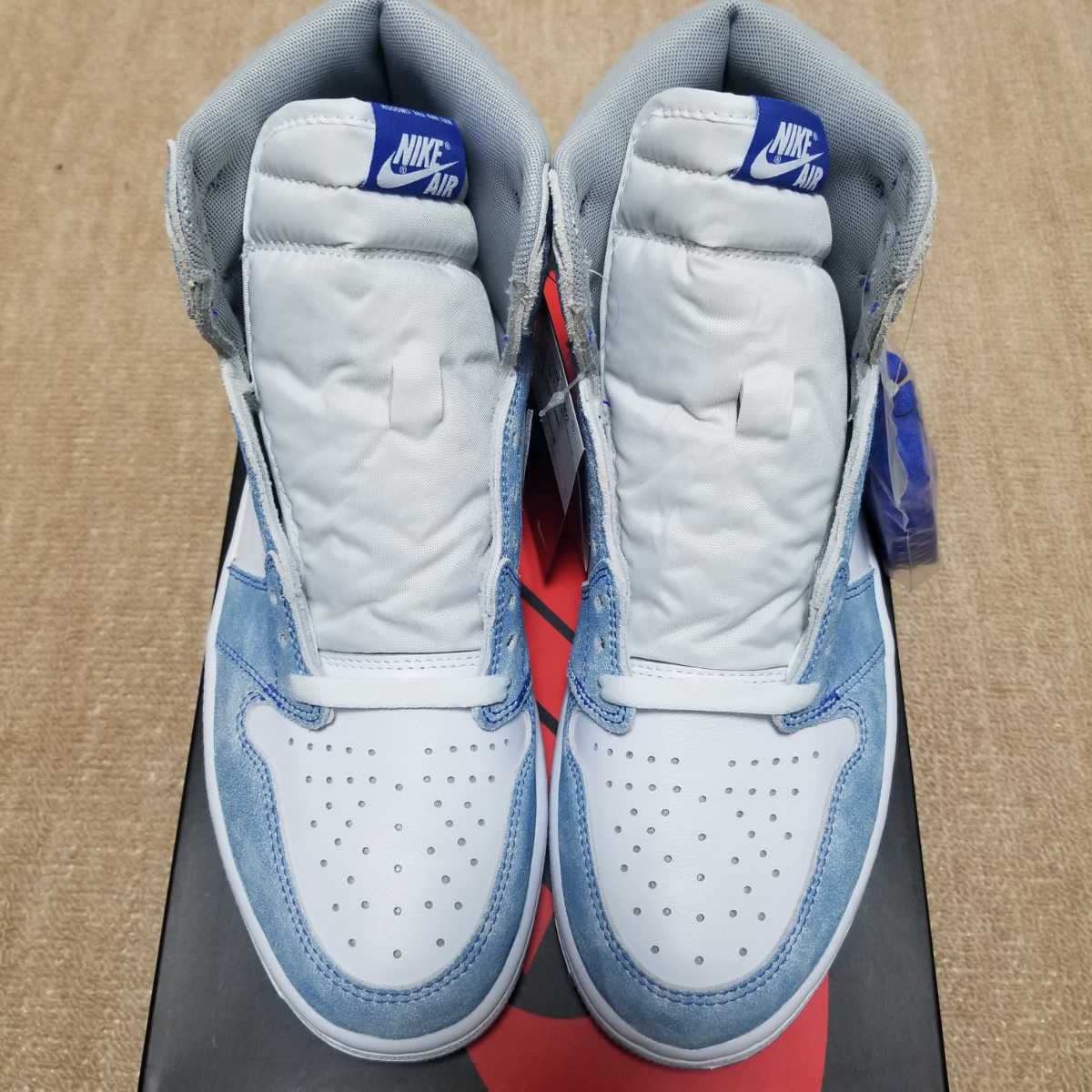 NIKE AIR JORDAN 1 RETRO HIGH OG Hyper Royal Smoke Grey 28.5cm 