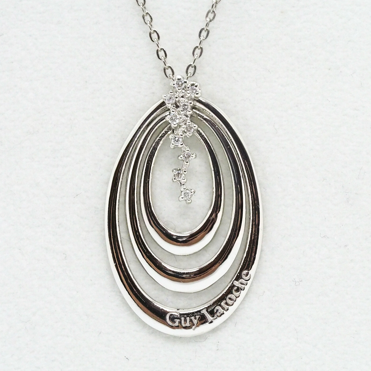 Guy Laroche/ギ・ラロッシュ SILVER 925 ダイヤモンド総0.08ct 