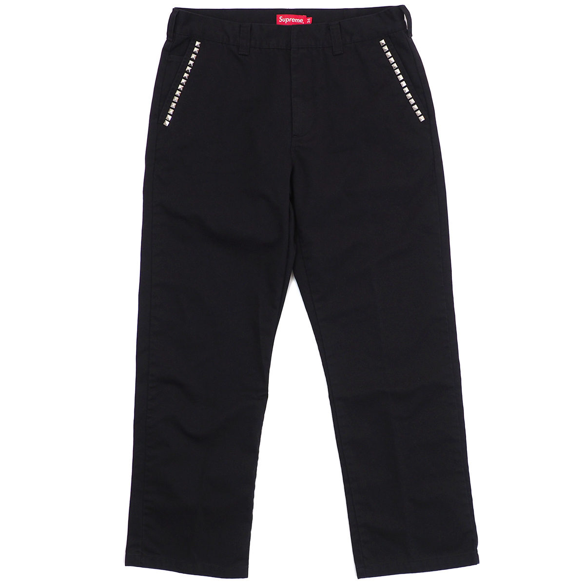 Supreme - Studded Work Pant 黒W34 シュプリーム - スタッズド ワーク 