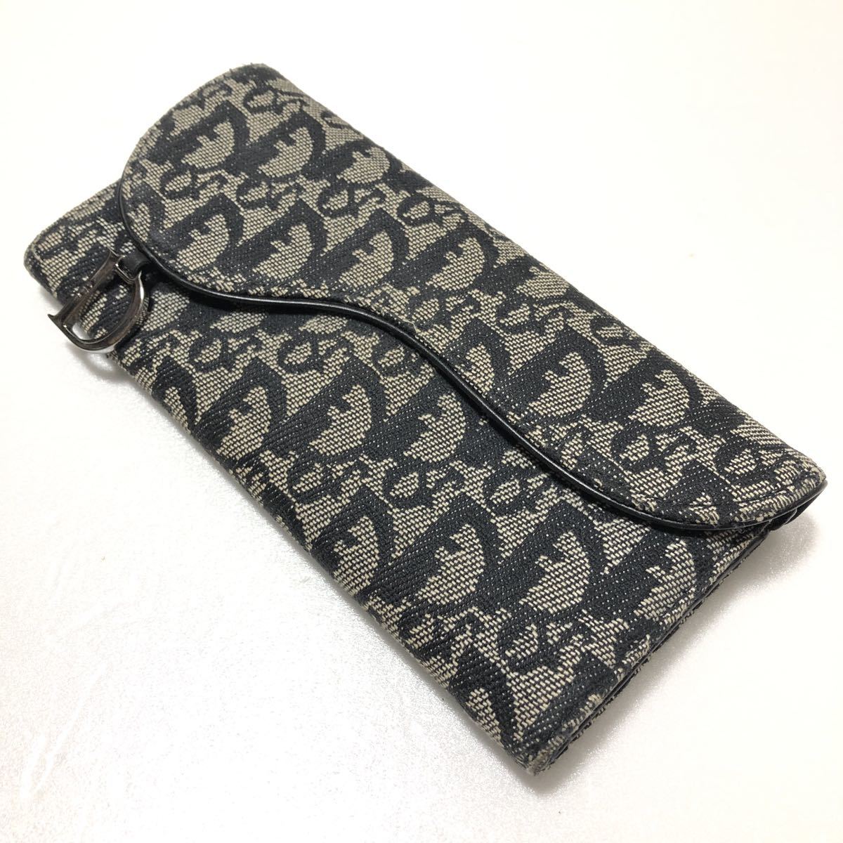 ⭐*️様 Christian Dior トロッター 長財布　キャンバス ディオール Christian Dior トロッター サドル 長財布 キャンバス