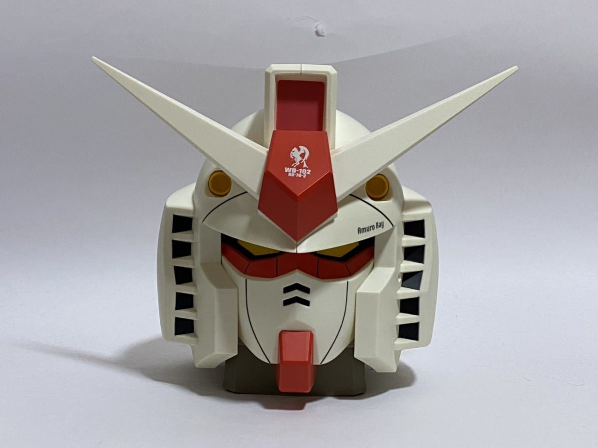 希少 機動戦士ガンダム BIGヘッド トーキング貯金箱 バンク アムロ声 