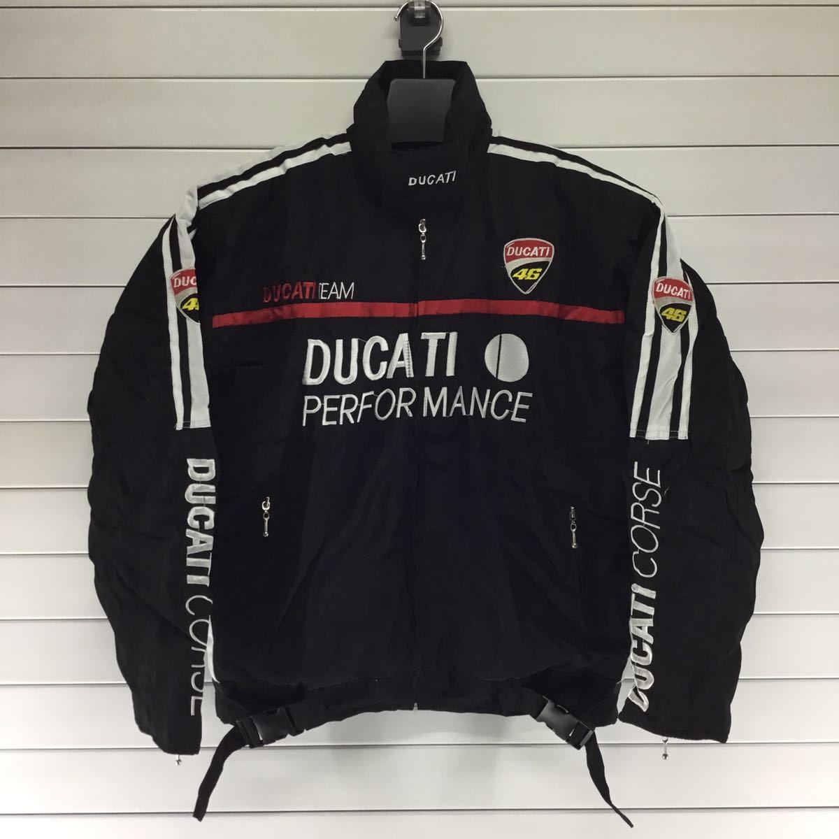 ブルゾン Mサイズ 黒 DUCATI ドゥカティ レーシングジャケット 