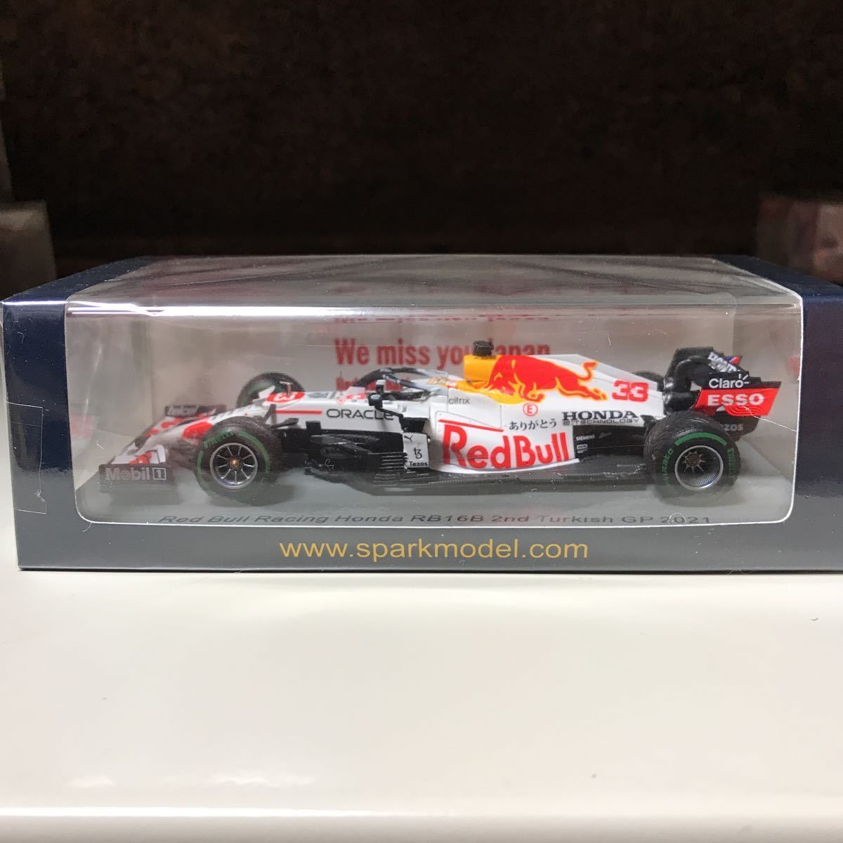 未開封 Spark 1/43 HONDA RB16B 2021 F1 トルコGP 2位 #33 Red Bull