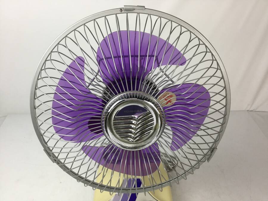TOSHIBA F-112L レトロコンパクト扇風機 羽根径25cm 昭和57年から58