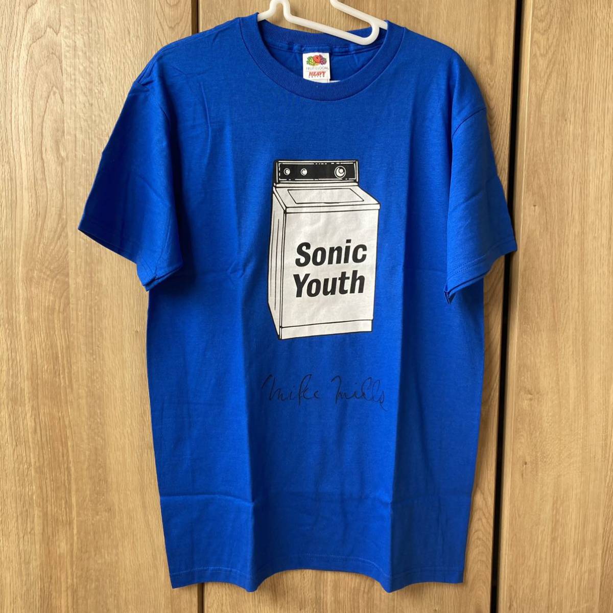 定番，最新作 Sonic Youth Tシャツ ソニック ユース Washing Machine Mike Mills マイク ミルズ サイン入りMサイズ ロックT バンドT レア(Tシャツ)｜売買されたオークション情報、yahooの商品情報をアーカイブ公開 - オ Tシャツ