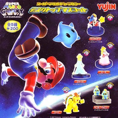スーパーマリオギャラクシー デスクトップマスコット ☆マリオ&チコ