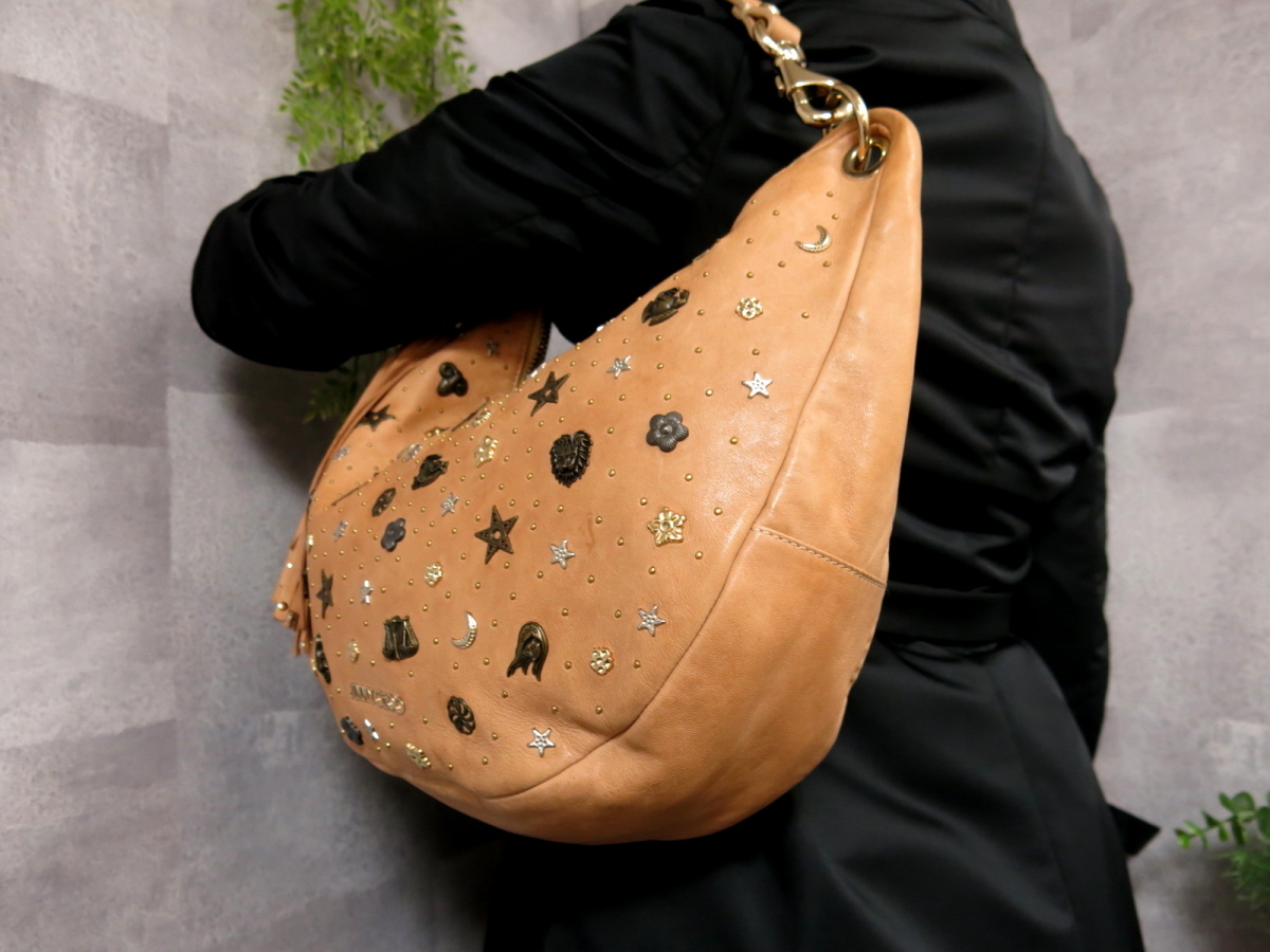 美品○JIMMY CHOO ジミーチュウ○ゾディアック 12星座スタッズ○SOLAR  