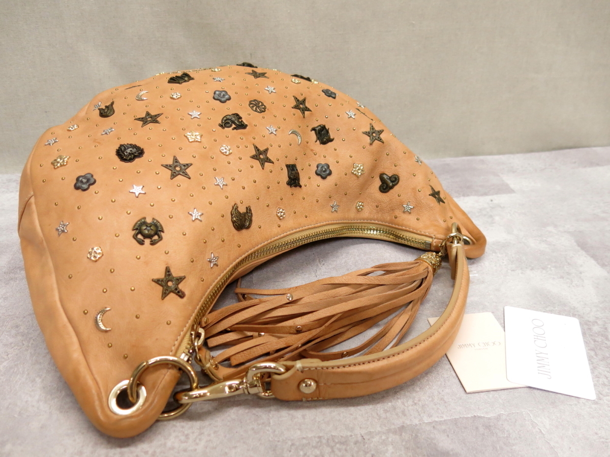 美品○JIMMY CHOO ジミーチュウ○ゾディアック 12星座スタッズ○SOLAR  