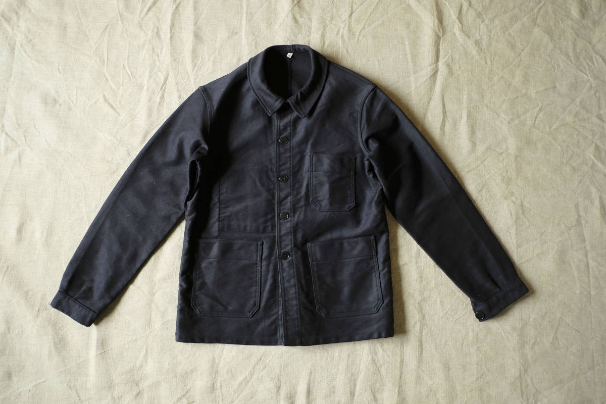 ブラックモールスキンジャケット フランス 60s 【公式通販】
