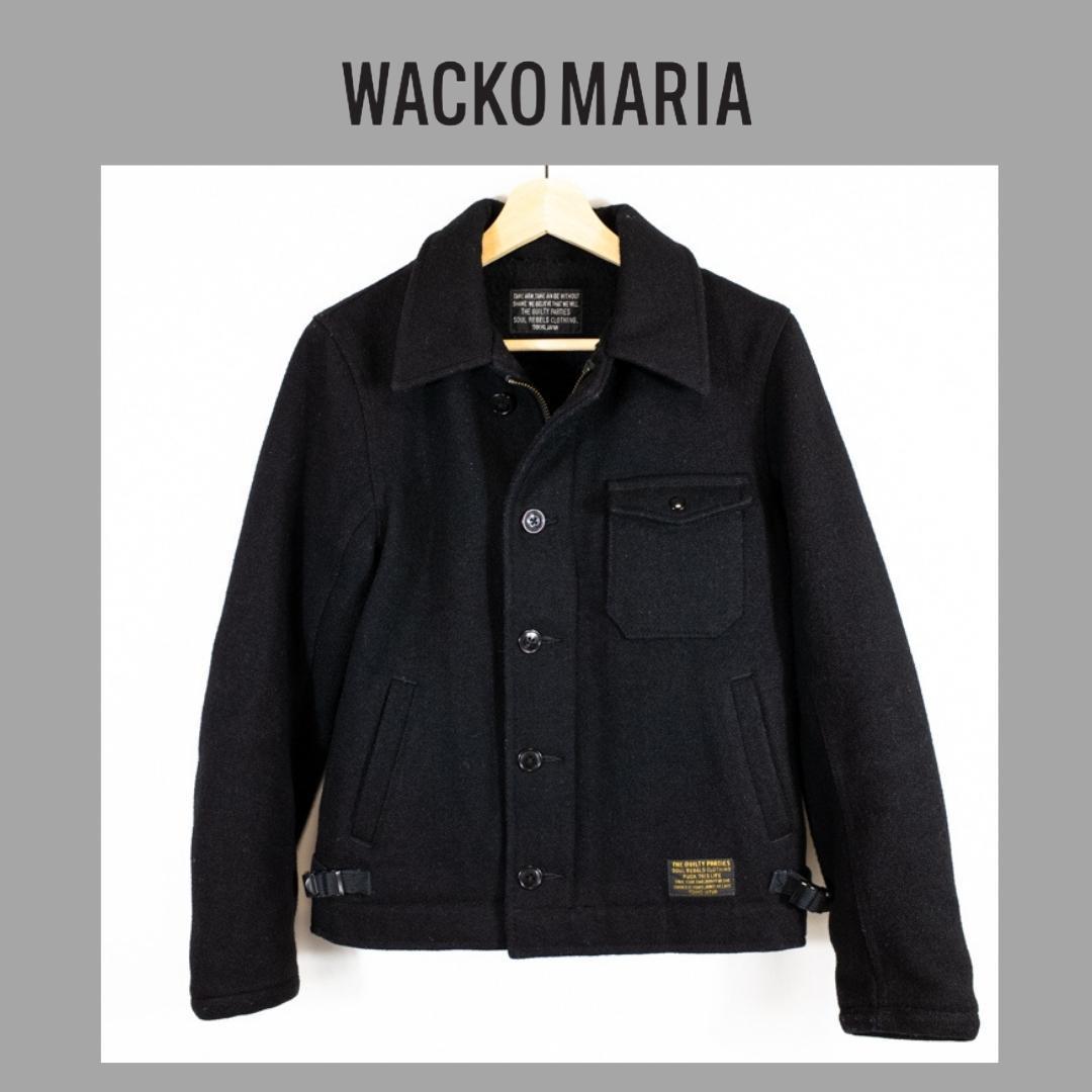 WACKO MARIA メルトンジャケット黒 ワコマリア WACKO MARIA メルトンジャケット黒 ワコマリア