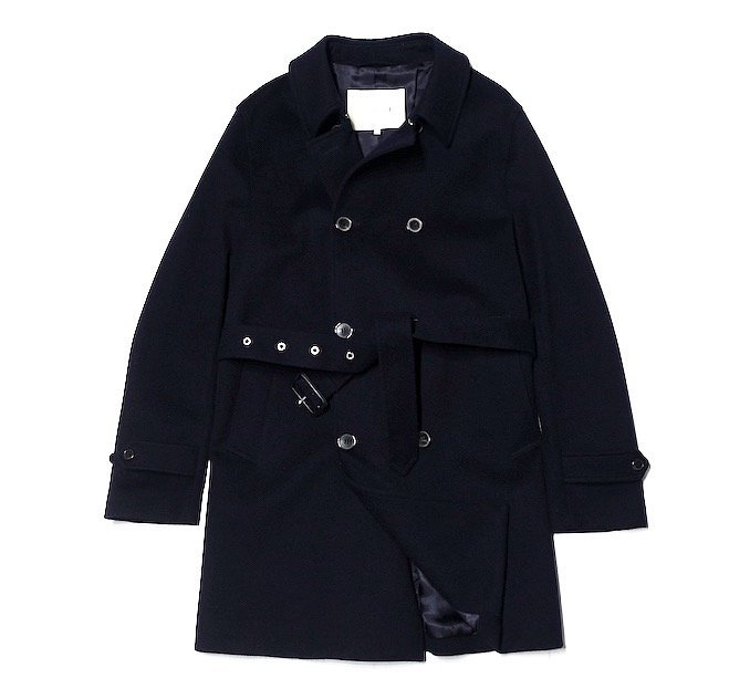 定価14 1万 Mackintosh マッキントッシュ ウール メルトン トレンチコート Gm 005f ダークネイビー メンズ 40 アウター 男性用 売買されたオークション情報 Yahooの商品情報をアーカイブ公開 オークファン Aucfan Com