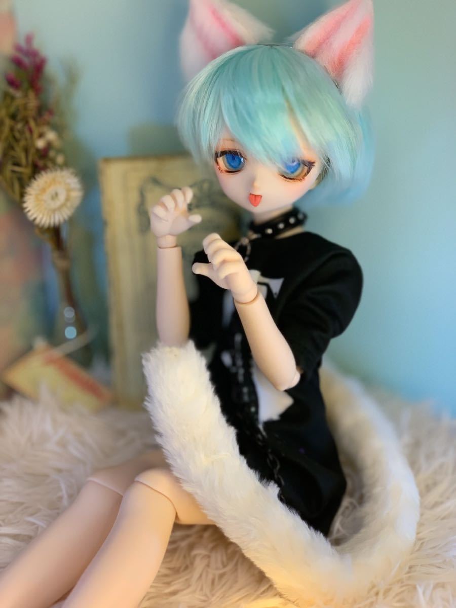 かすたむフェイス パテ盛り ◆ 8mmレジンアイ2種 ◆ カスタムヘッド ① DDH-01 SW レジン盛り カスタムヘッド＋口内パーツ2種＋（おまけ