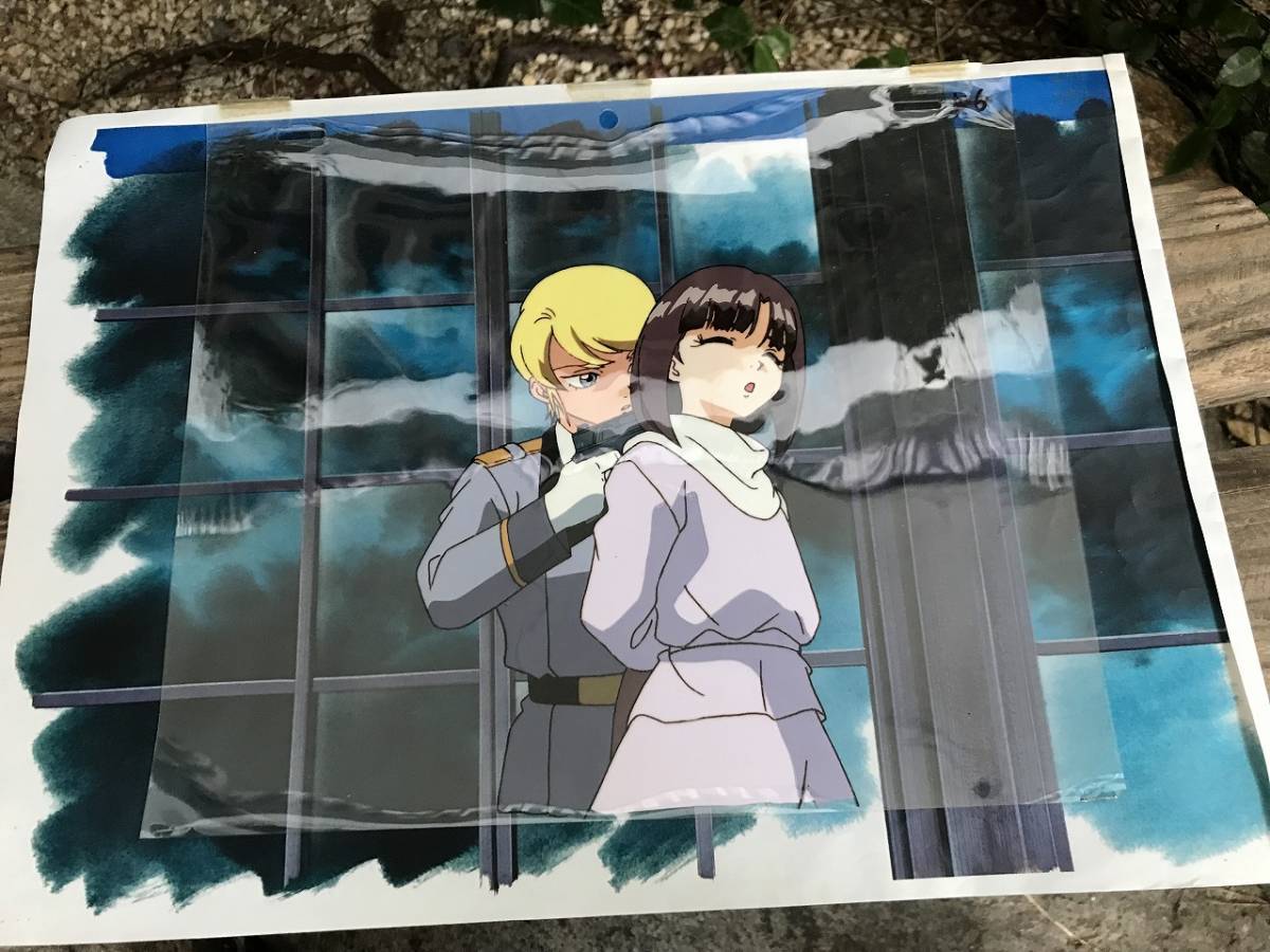 ☆ B219 ガンダムX ティファ セル画 テレビ 【コピー背景付き 