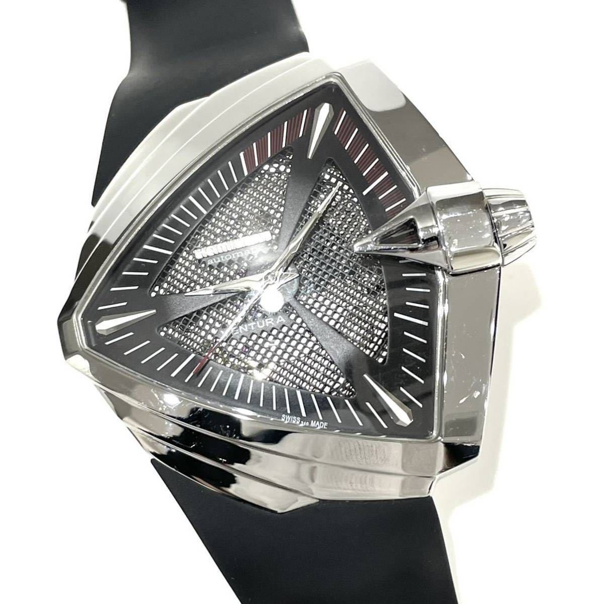 爆買い，正規品 良品 HAMILTON ハミルトン VENTURA ベンチュラ H246551 オートマチック 自動巻き ラバーベルト(ベンチュラ)｜売買されたオークション情報、yahooの商品情報をアーカイブ公開 - オークファン ベンチュラ