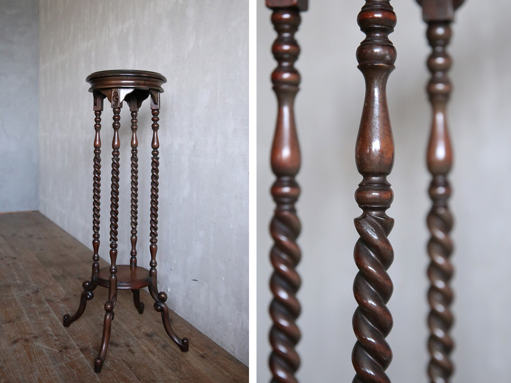 イギリスアンティーク　ジャムスタンド アンティークのガラスのジャムスタンドをイギリス コッツウォルズから