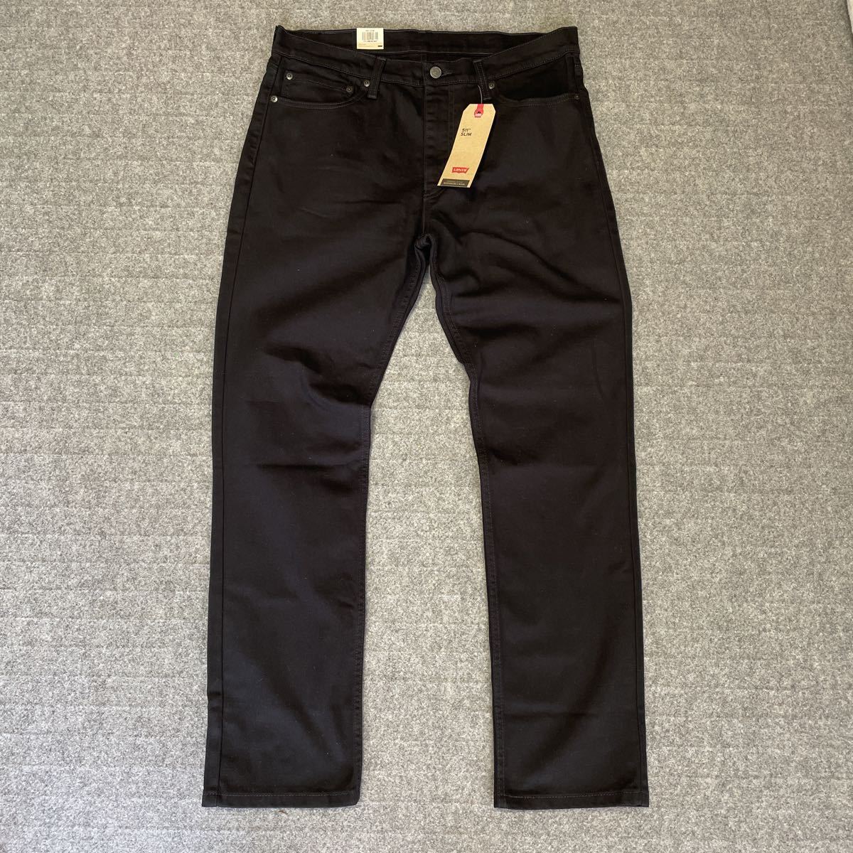W38 ☆ 新品 リーバイス 511 ブラック スキニーデニム スリム 