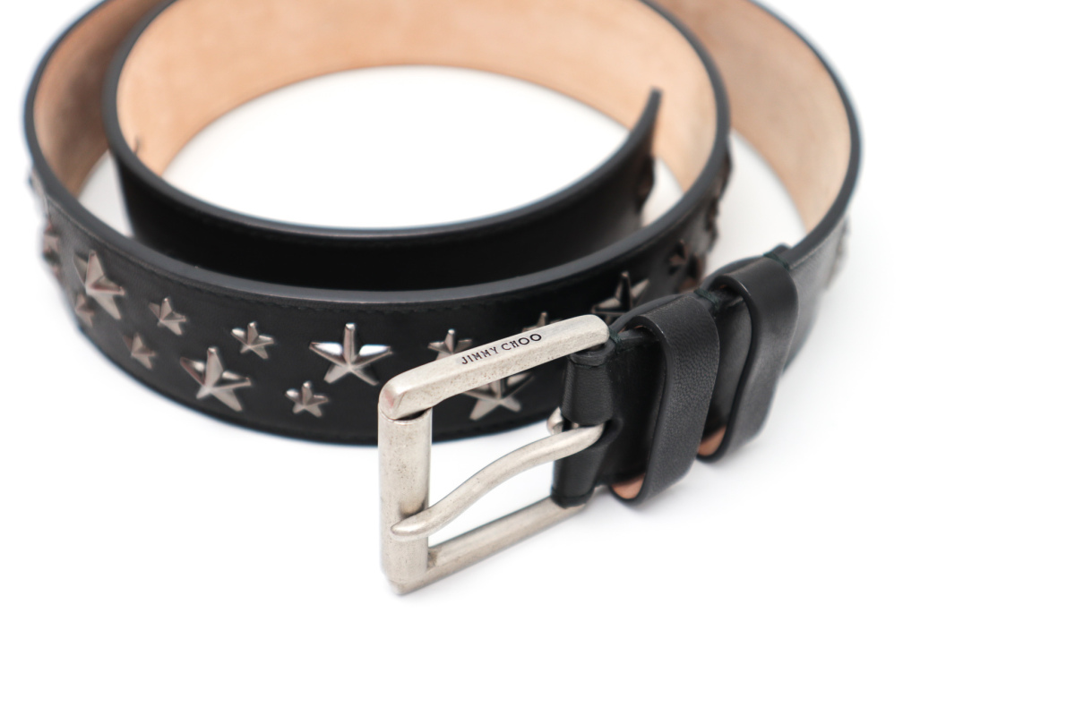 JIMMY CHOO ジミーチュウ スタッズ メンズ ベルト ジミーチュウ Jimmy