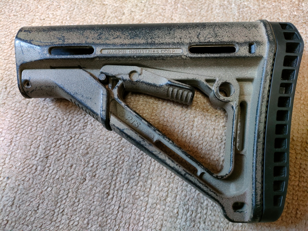 MAGPUL マグプル CTRストック MAGPUL エンハンスド ラバーバットパッド