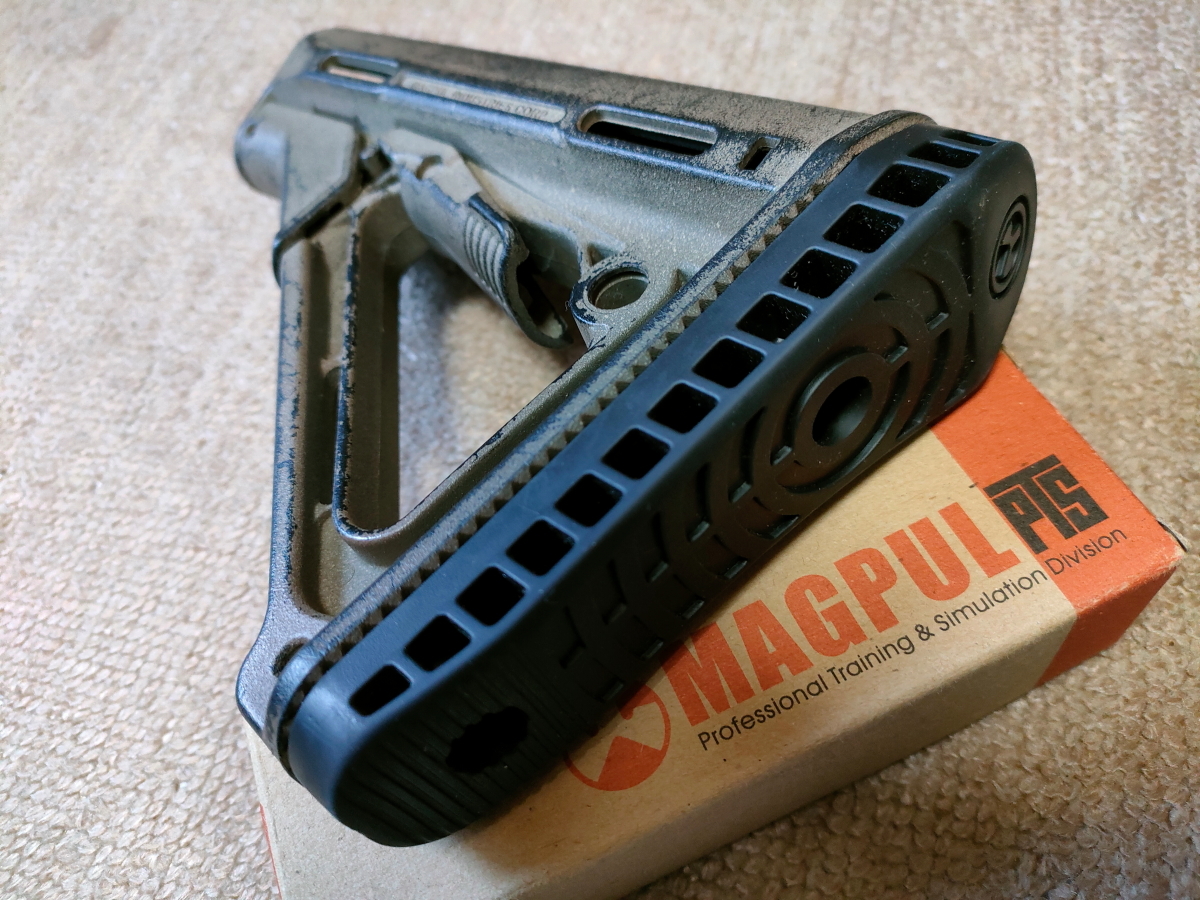 実物マグプルMagpul CTR Stock &実物エンハンスドラバーパッド