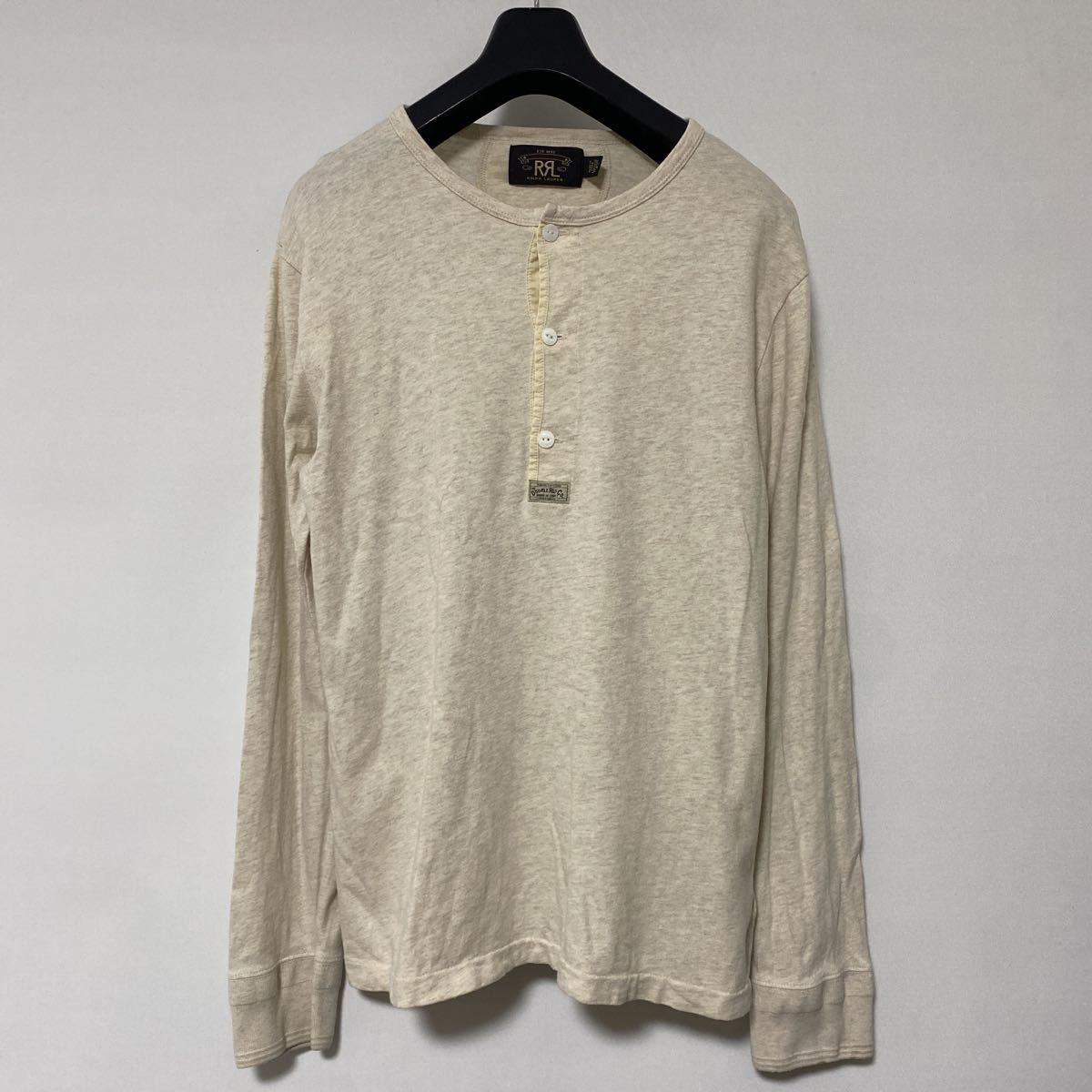 美品 RRL ヘンリーネック 長袖 T シャツ S カットソー 国内正規品 POLO 