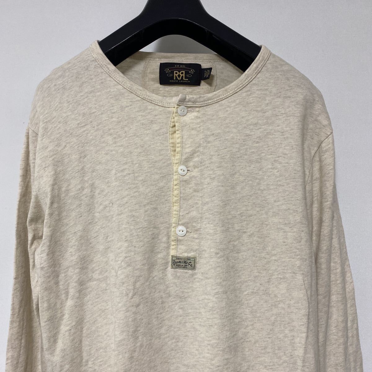 美品 RRL ヘンリーネック 長袖 T シャツ S カットソー 国内正規品 POLO 